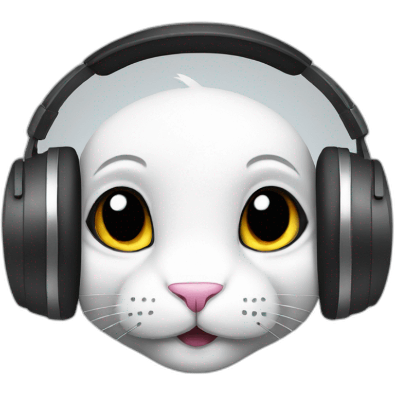 Dj rabbit emoji