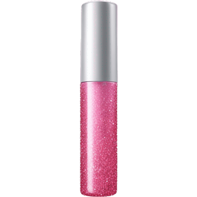 Pink lipgloss tube bottle with glitter  emoji