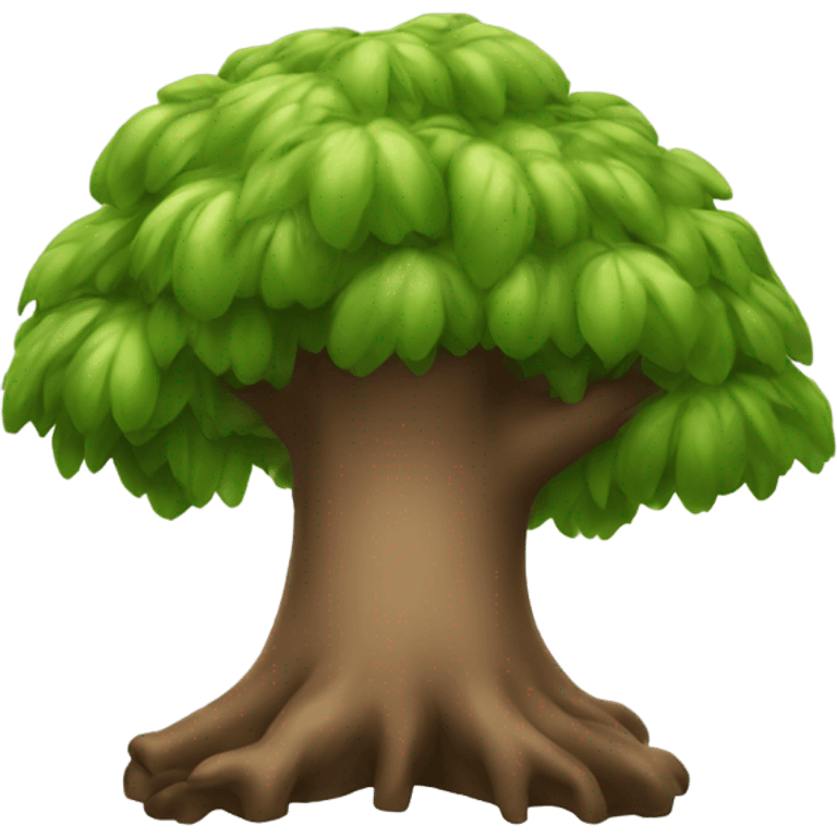 Tree with a hat on top  emoji