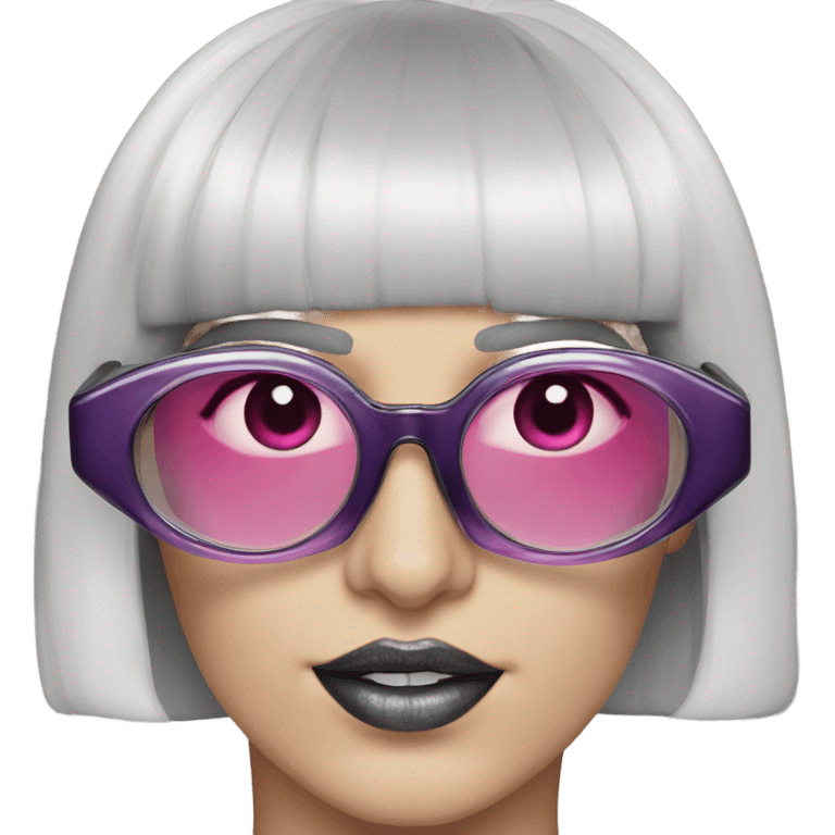 Lady gaga chromatica glasses  emoji