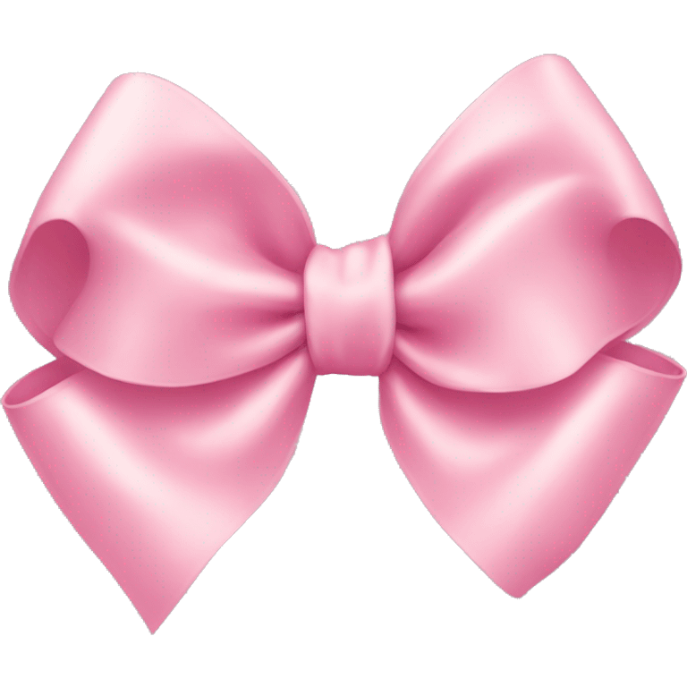 light pink ribbon bow emoji