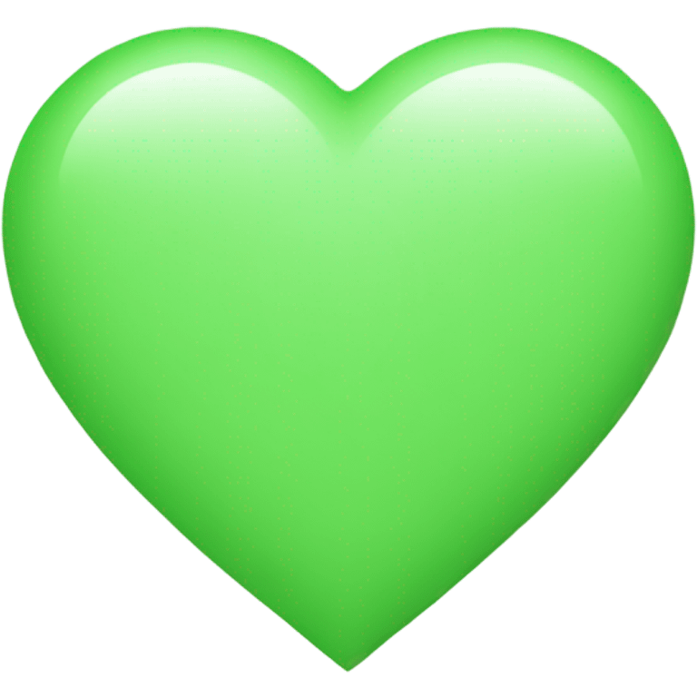 light green heart emoji