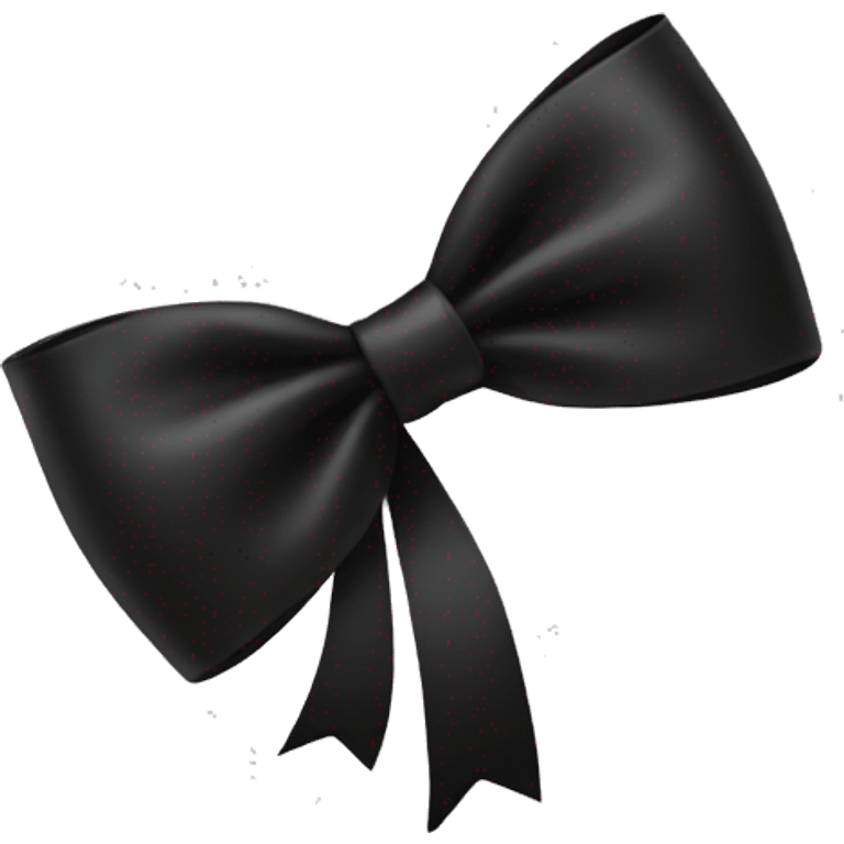 black bow emoji