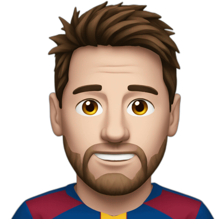 messi big face emoji