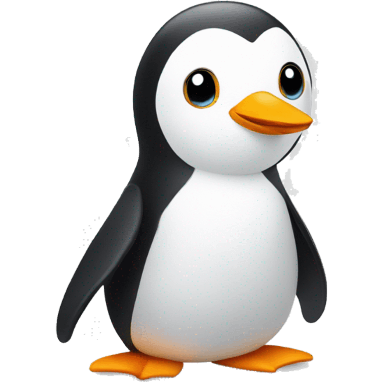 Cute pingouin emoji