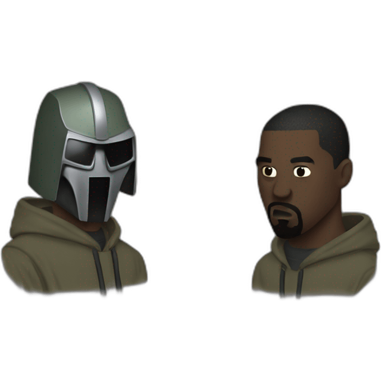 Kanye west x MF doom emoji