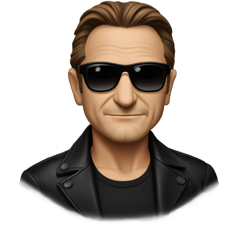 Bono from U2 wearing sunglasses  emoji