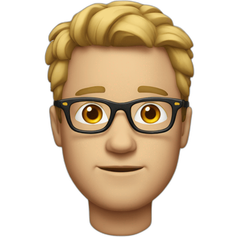 chris mccann with glasses emoji