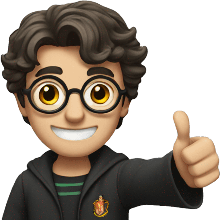 Harry Potter with thumbs up emoji