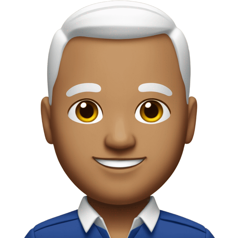 Bald and fat male flight attendant on Southwest Airlines  emoji