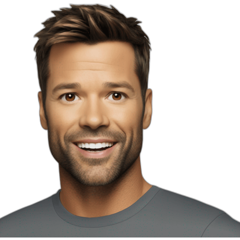 ricky martin face emoji