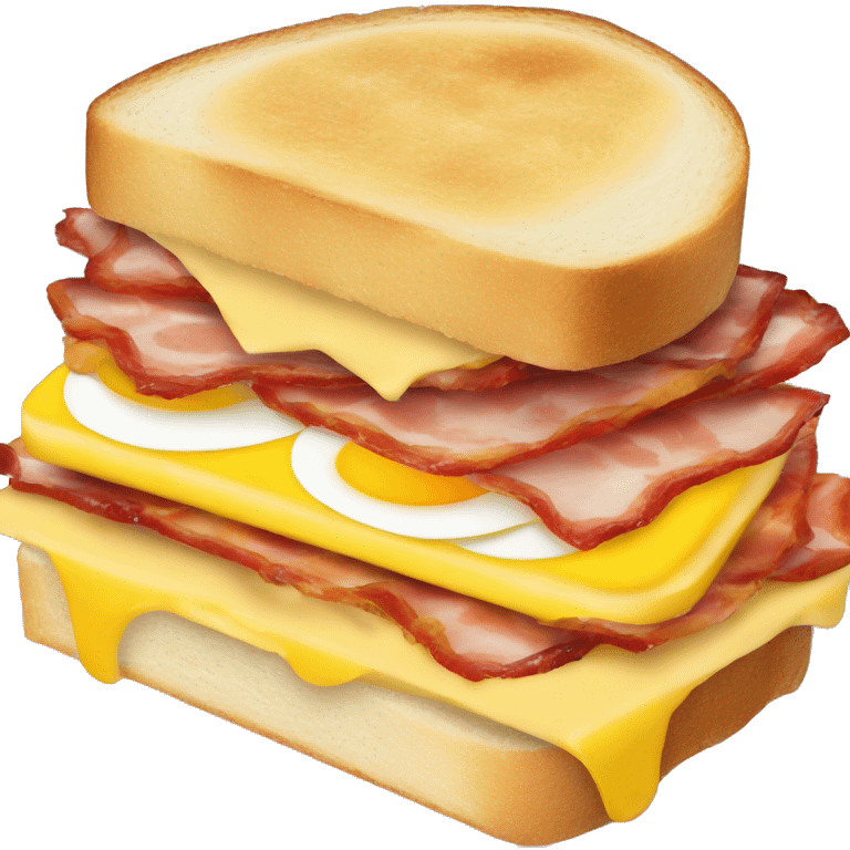 Bacon egg and cheese sandwich  emoji