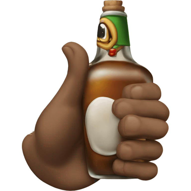 dead man’s finger rum  emoji