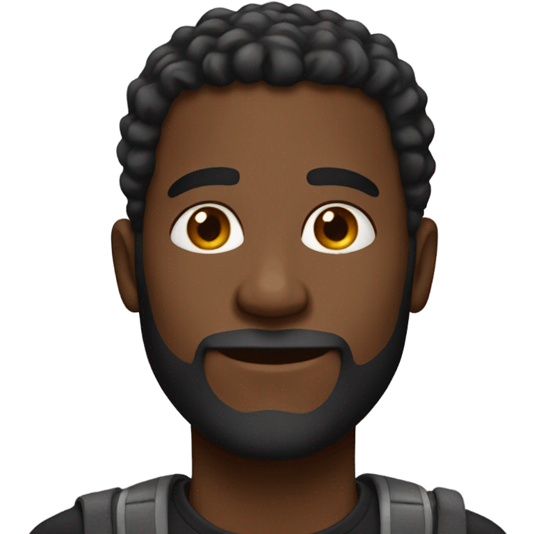 Black man emoji