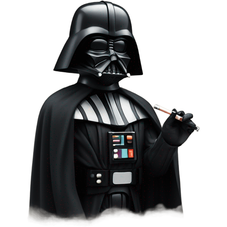 Darth Vader smoking emoji