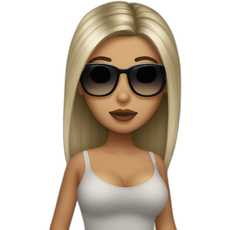 Kardashian beach bum emoji