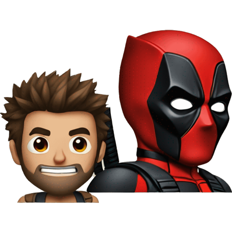 Deadpool and wolverine emoji