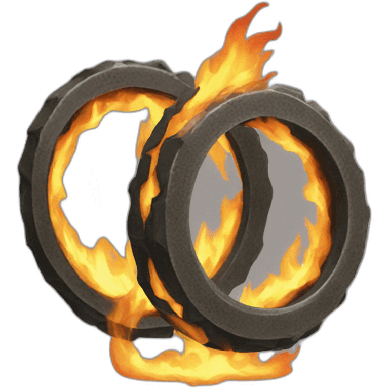 One-ring-to-rule-them-all-in-flames emoji