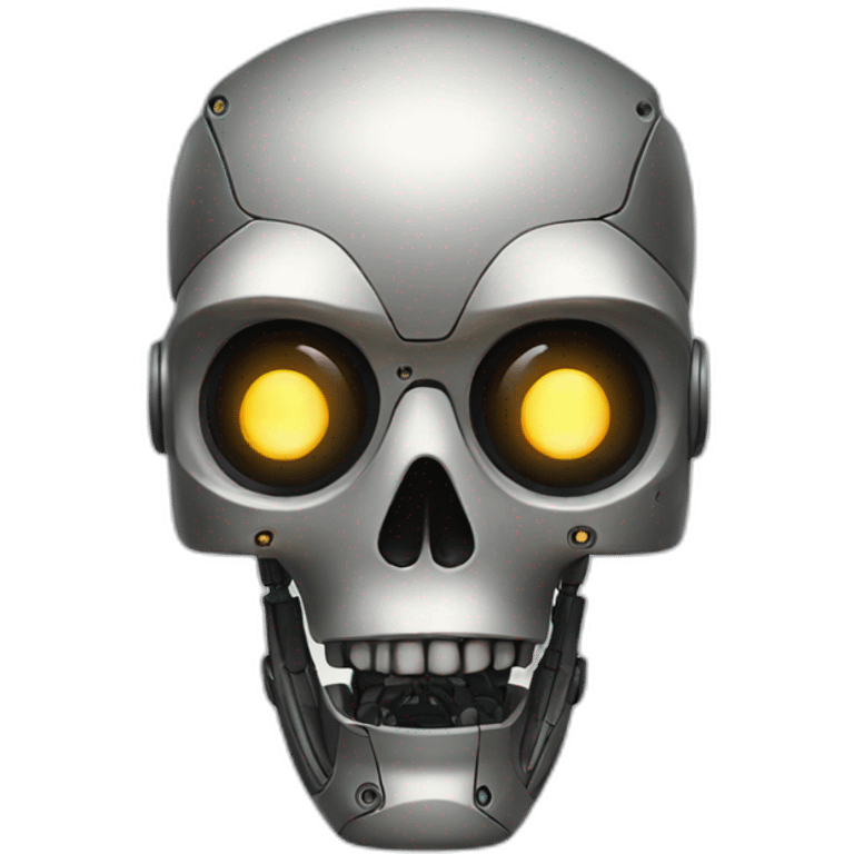 skull robot emoji