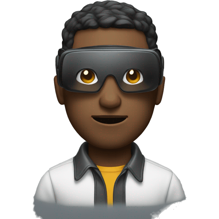 man with VR glasses emoji