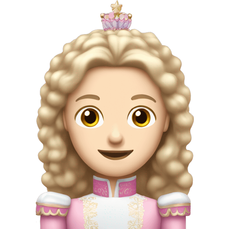 Light pink nutcracker Caucasian emoji