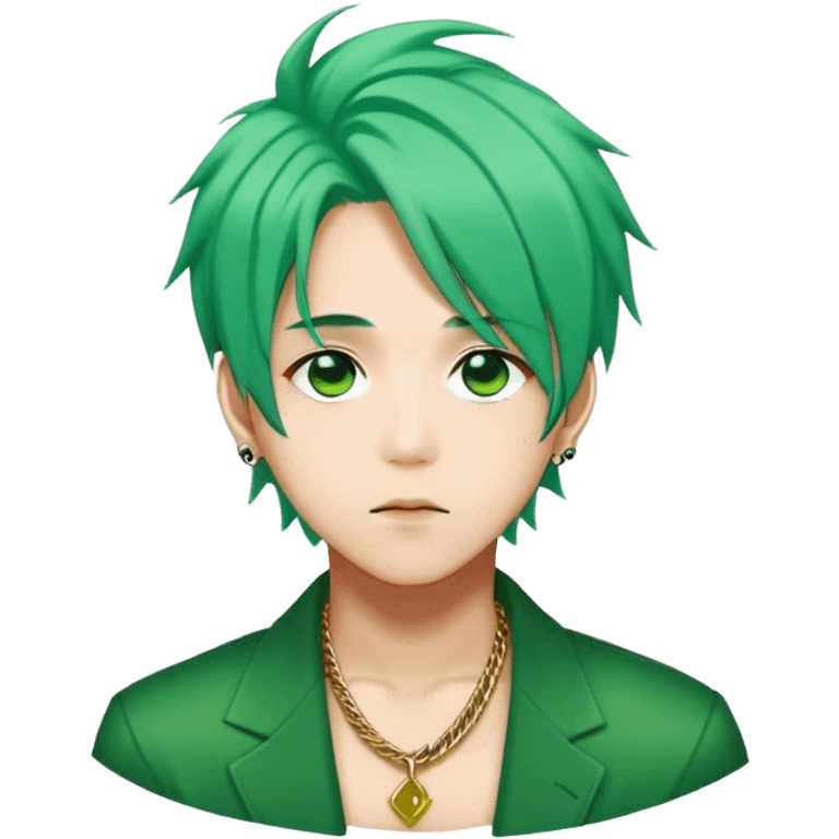 G dragon with green hair emoji