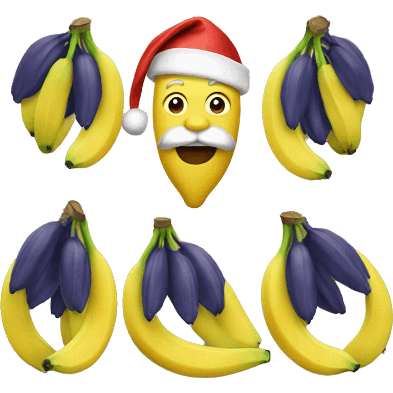 Banana santa emoji