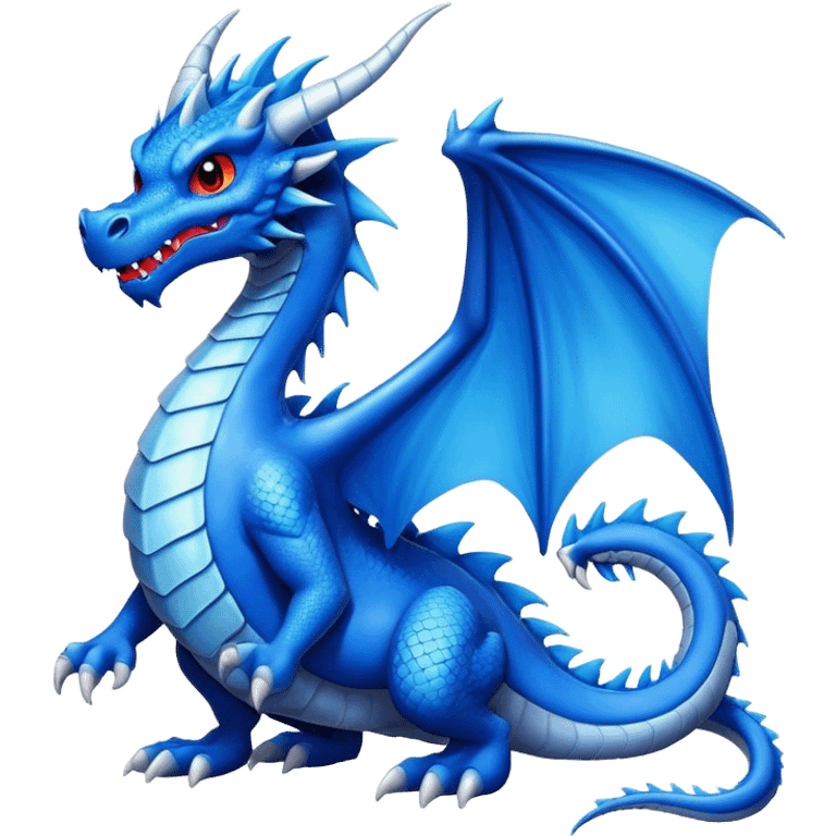 Blue dragon  emoji