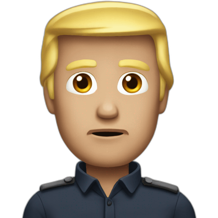 donald-trump-arrested emoji