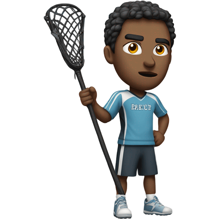 Man with lacrosse stick emoji