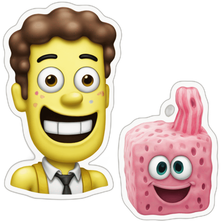 Spongebob and Patrick star emoji