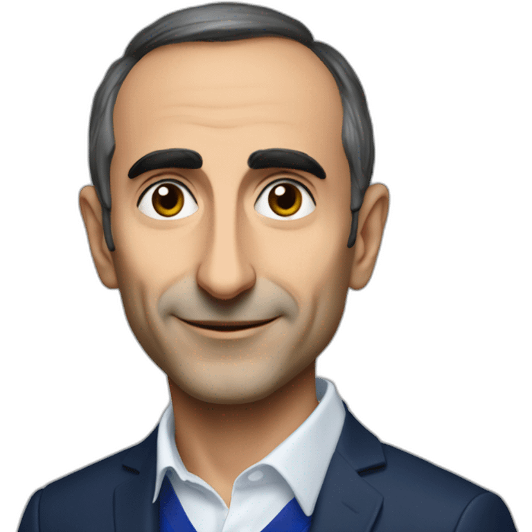 eric zemmour with french flag emoji