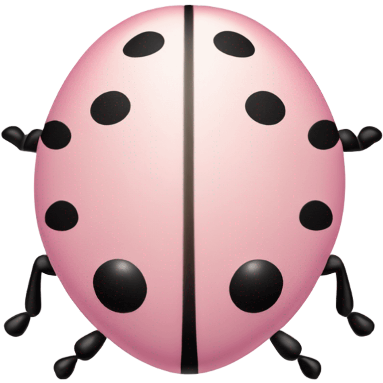 light pink ladybug emoji