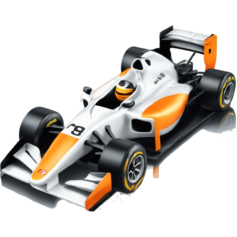 Formula one car McLaren  emoji