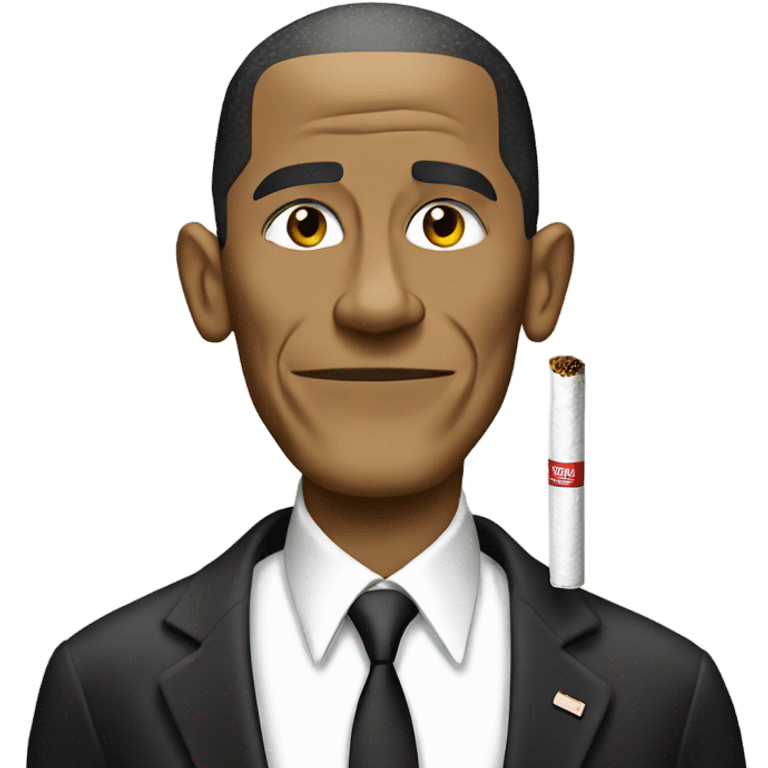 Obama cigarette emoji