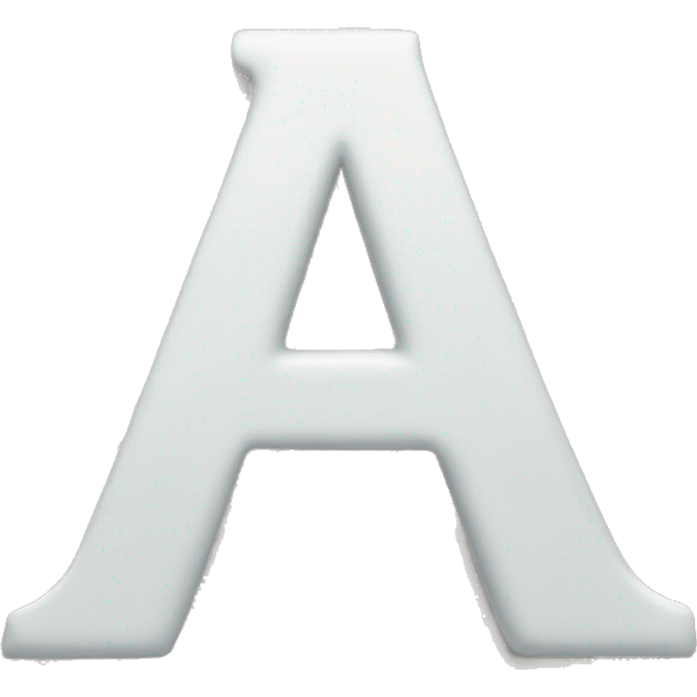 letter A emoji