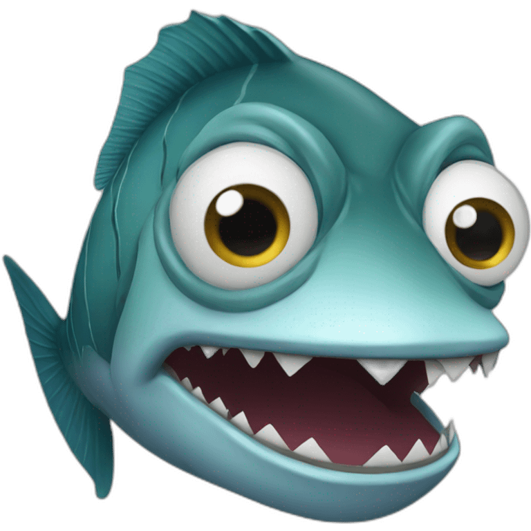 fish crazy emoji