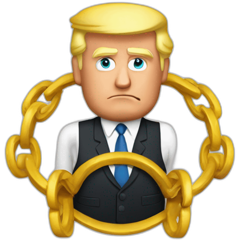 trump-in-handcuffs emoji