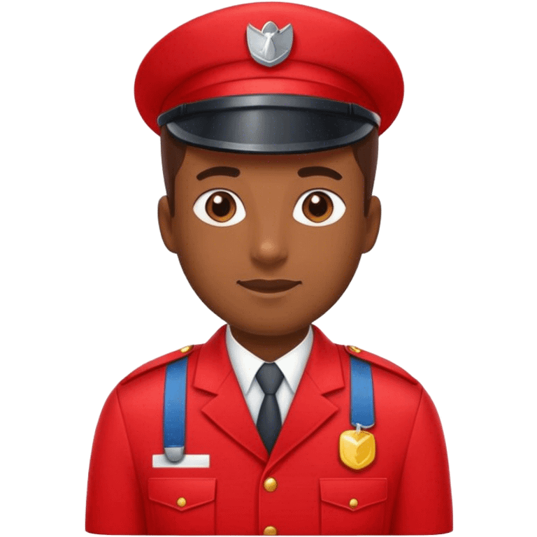 mailman in red uniform emoji