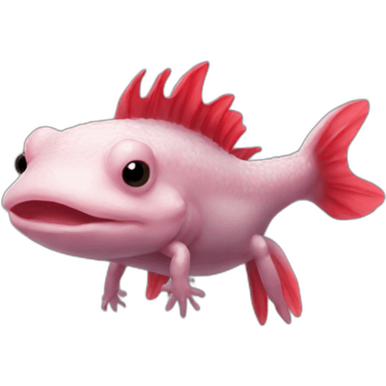 red axolotl emoji