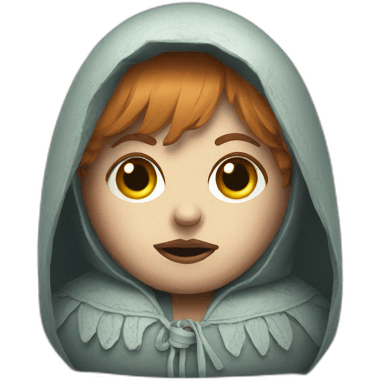 Scary Russian doll emoji