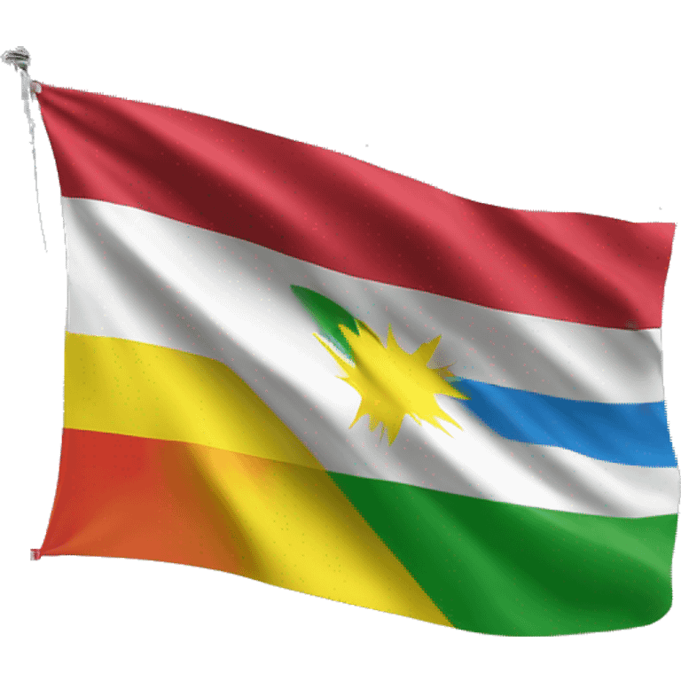 kurdische flagge emoji