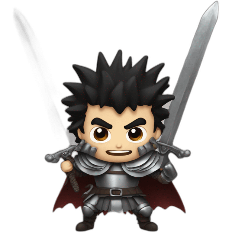 angry berserk guts with large sword emoji