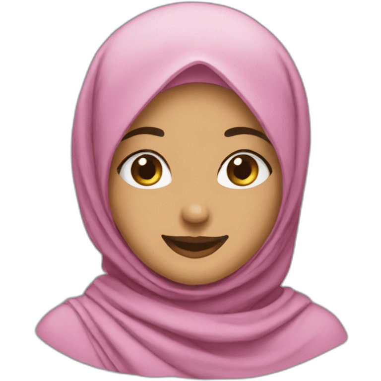 Happy hijab girl emoji emoji