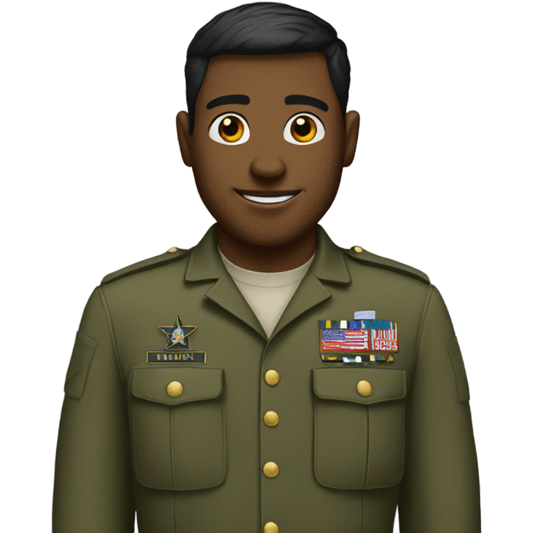 Military guy emoji