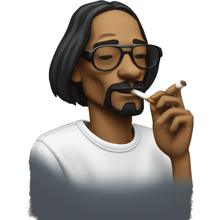 Snoop Dogg Smoking a cigarette  emoji