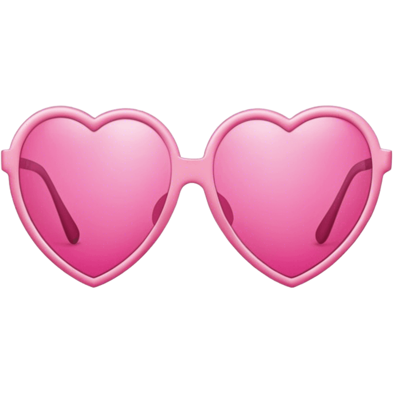 pink heart shaped sunglasses  emoji