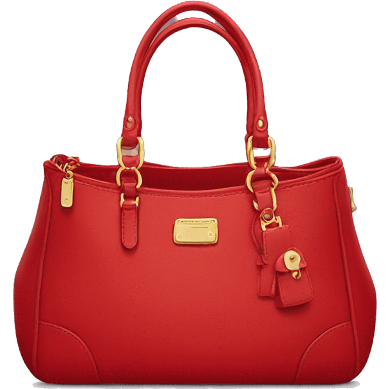 red coach purse emoji