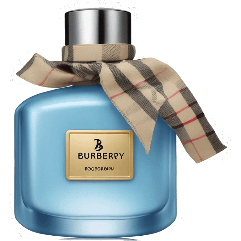 light blue Burberry cologne  emoji