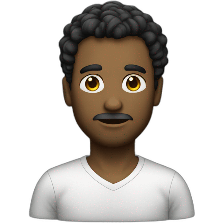 advogado homem de óculos e cabelo preto curto emoji